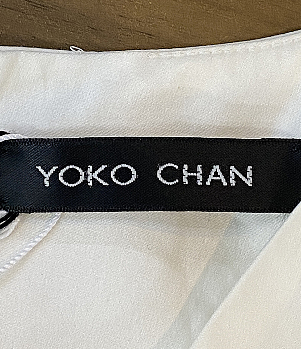 YOKO CHAN ノースリーブドレスワンピ ホワイト YCD-218-384 レディース SIZE 36 ヨーコチャン