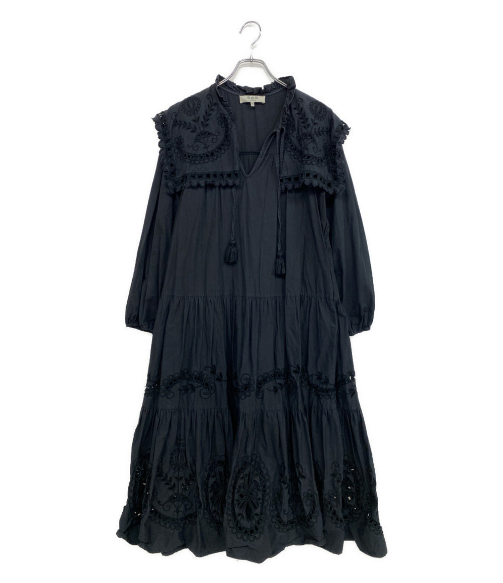 sea new york チュニックドレスワンピ 長袖 BLK 21AW レディース SIZE XS シー ニューヨーク