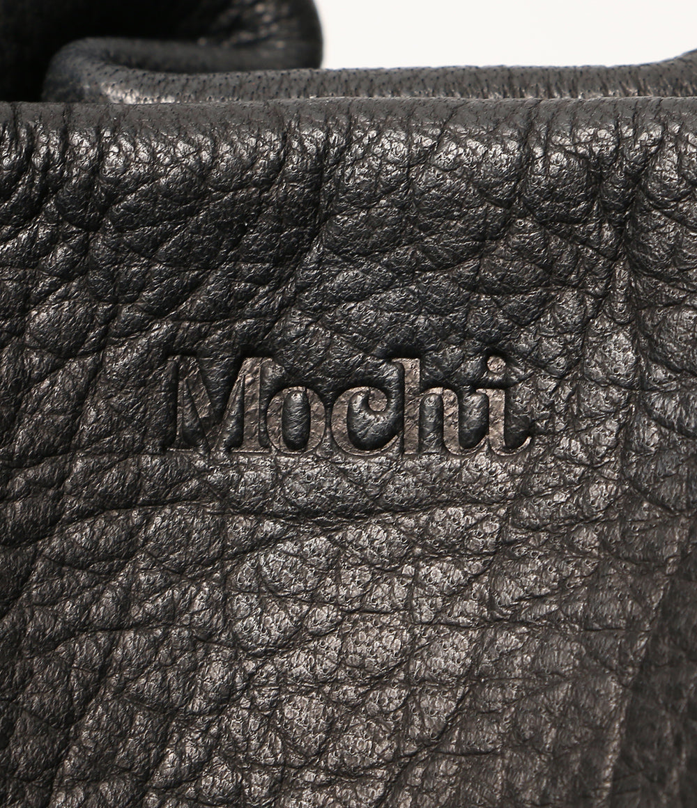 MOCHI モチ 巾着トートバッグ 鹿革 ブラック メンズ