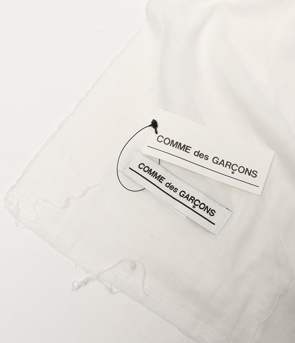 美品 COMME des GARCONS ストール WHT レディース コムデギャルソン