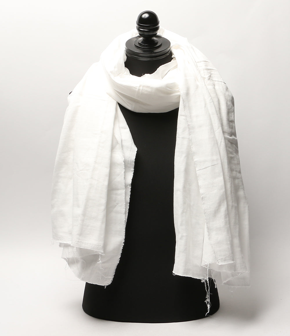 美品 COMME des GARCONS ストール WHT レディース コムデギャルソン