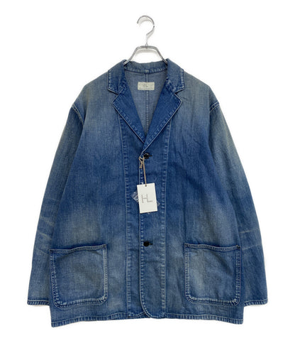 美品 HERILL デニムジャケット ブルー 25-010-hl-8010-30 メンズ SIZE 2 へリル