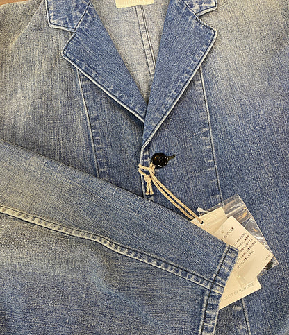 美品 HERILL デニムジャケット ブルー 25-010-hl-8010-30 メンズ SIZE 2 へリル