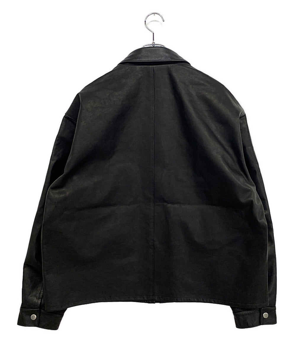 FLAGSTUFF × blackmeans ブラックミーンズ ジャケット LEATHER SHORT C-A JACKET FS1778 メンズ SIZE XL フラッグスタッフ