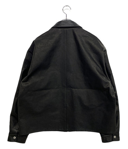 FLAGSTUFF × blackmeans ブラックミーンズ ジャケット LEATHER SHORT C-A JACKET FS1778 メンズ SIZE XL フラッグスタッフ