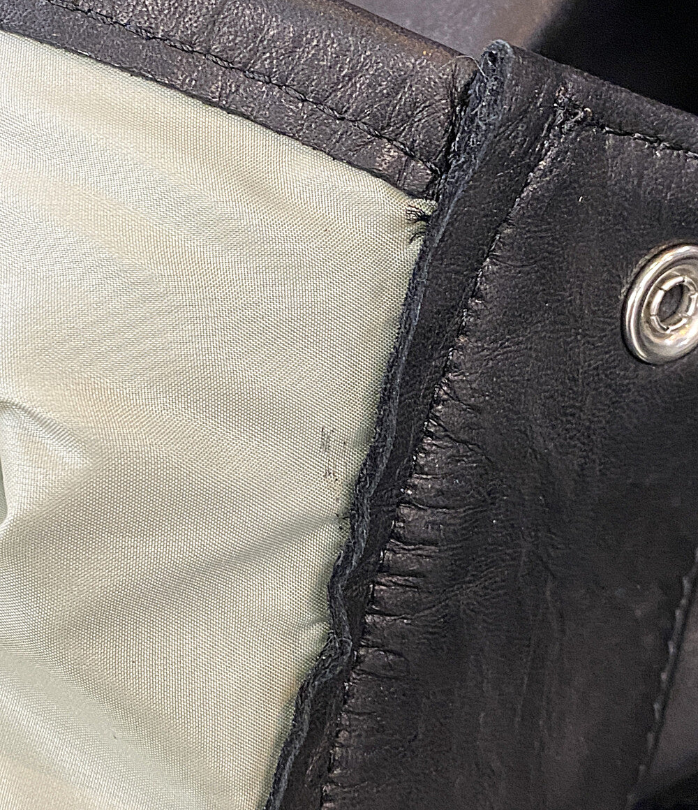 FLAGSTUFF × blackmeans ブラックミーンズ ジャケット LEATHER SHORT C-A JACKET FS1778 メンズ SIZE XL フラッグスタッフ