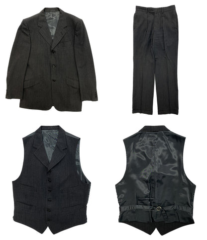 Yohji Yamamoto A.A.R D'URBAN ヨウジヤマモトダーバンアール スーツセットアップ 3ピース メンズ SIZE L