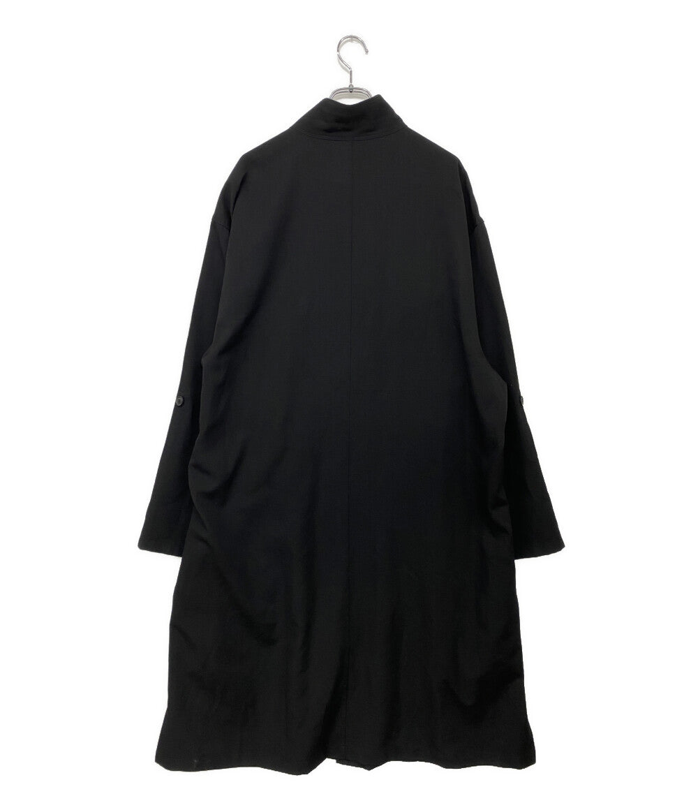Yohji Yamamoto POUR HOMME コート WOOL GABARDINE LONG SHIRT COAT 2025AW HM-B02-100 メンズ SIZE 3 ヨウジヤマモトプールオム