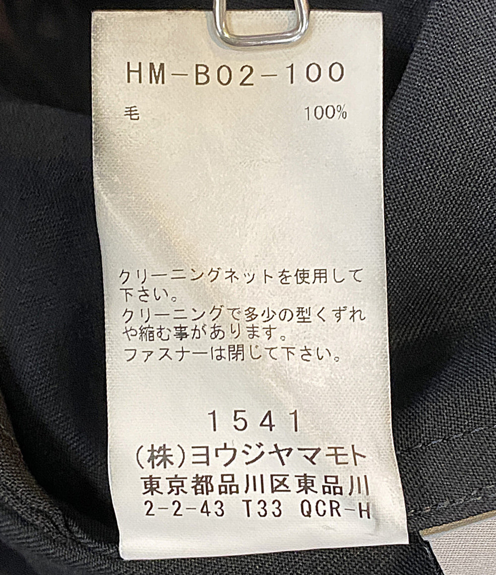 Yohji Yamamoto POUR HOMME コート WOOL GABARDINE LONG SHIRT COAT 2025AW HM-B02-100 メンズ SIZE 3 ヨウジヤマモトプールオム