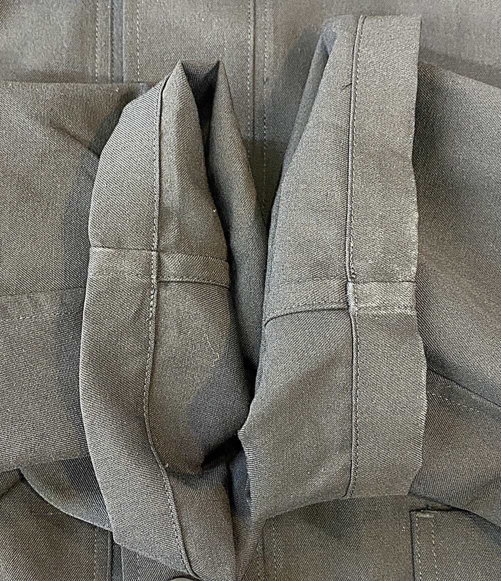 Yohji Yamamoto POUR HOMME コート WOOL GABARDINE LONG SHIRT COAT
