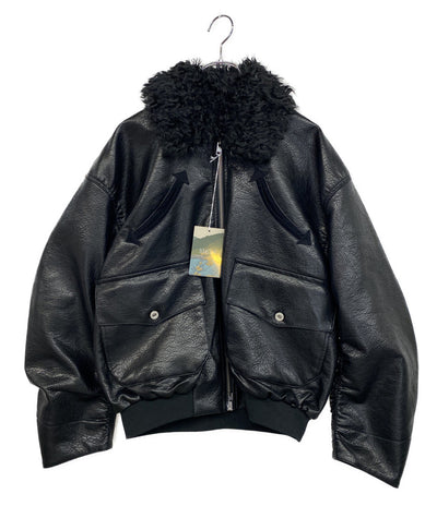美品 B.BALLSY ウェスタンフェイクレザーワークジャケット BS1050 メンズ SIZE L ビーボールジー