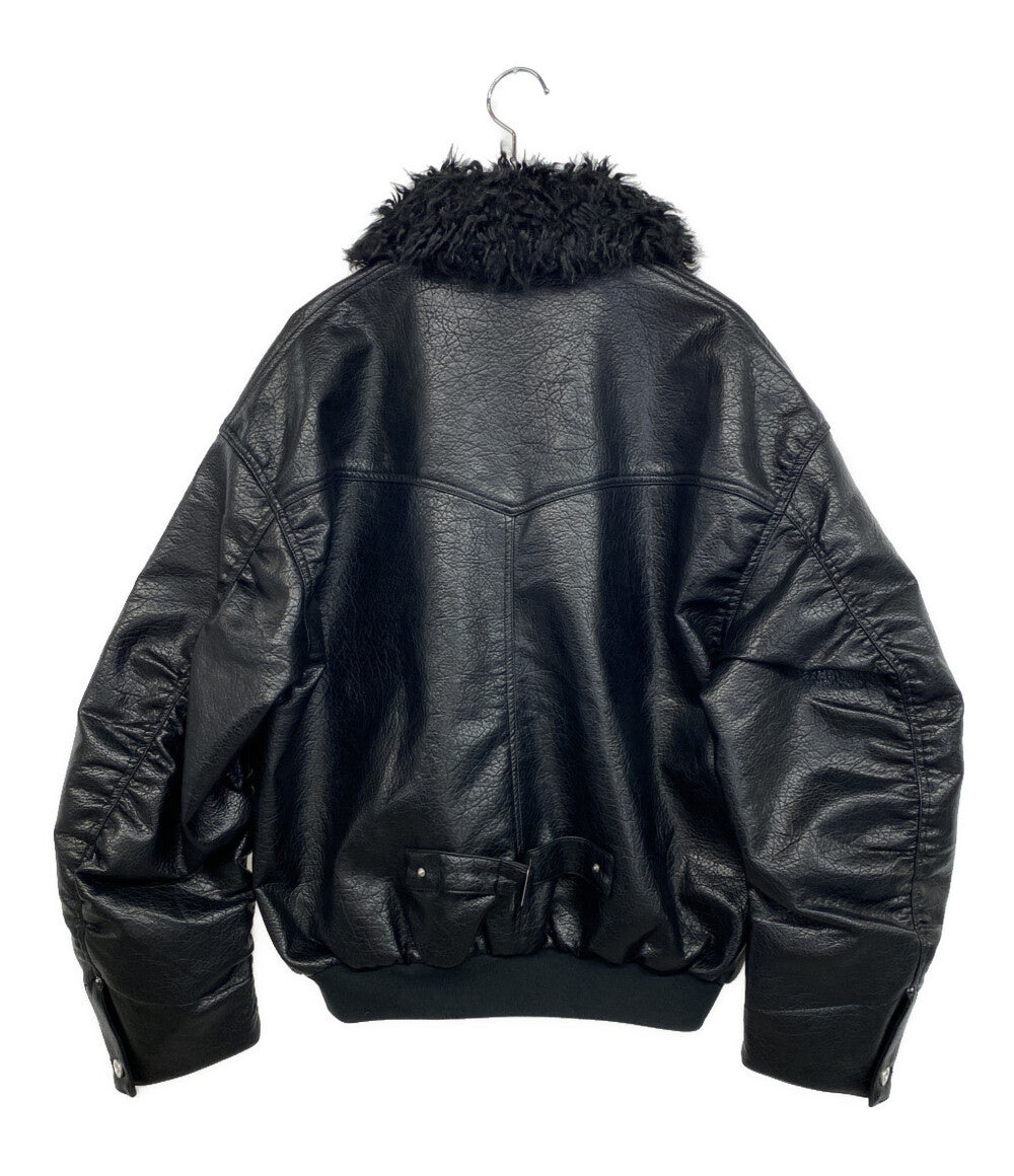 美品 B.BALLSY ウェスタンフェイクレザーワークジャケット BS1050 メンズ SIZE L ビーボールジー