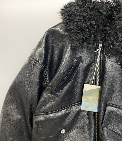 美品 B.BALLSY ウェスタンフェイクレザーワークジャケット BS1050 メンズ SIZE L ビーボールジー