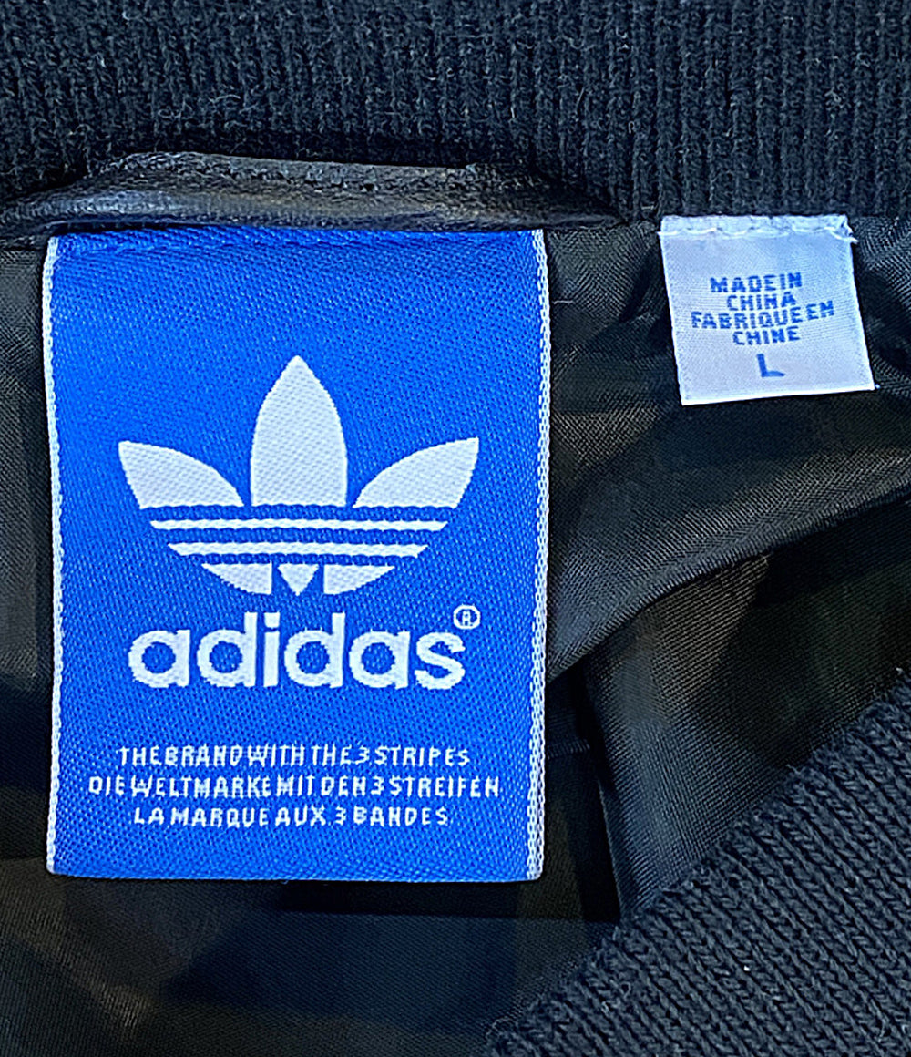adidas ラムレザージャケット O18759 メンズ SIZE L アディダス