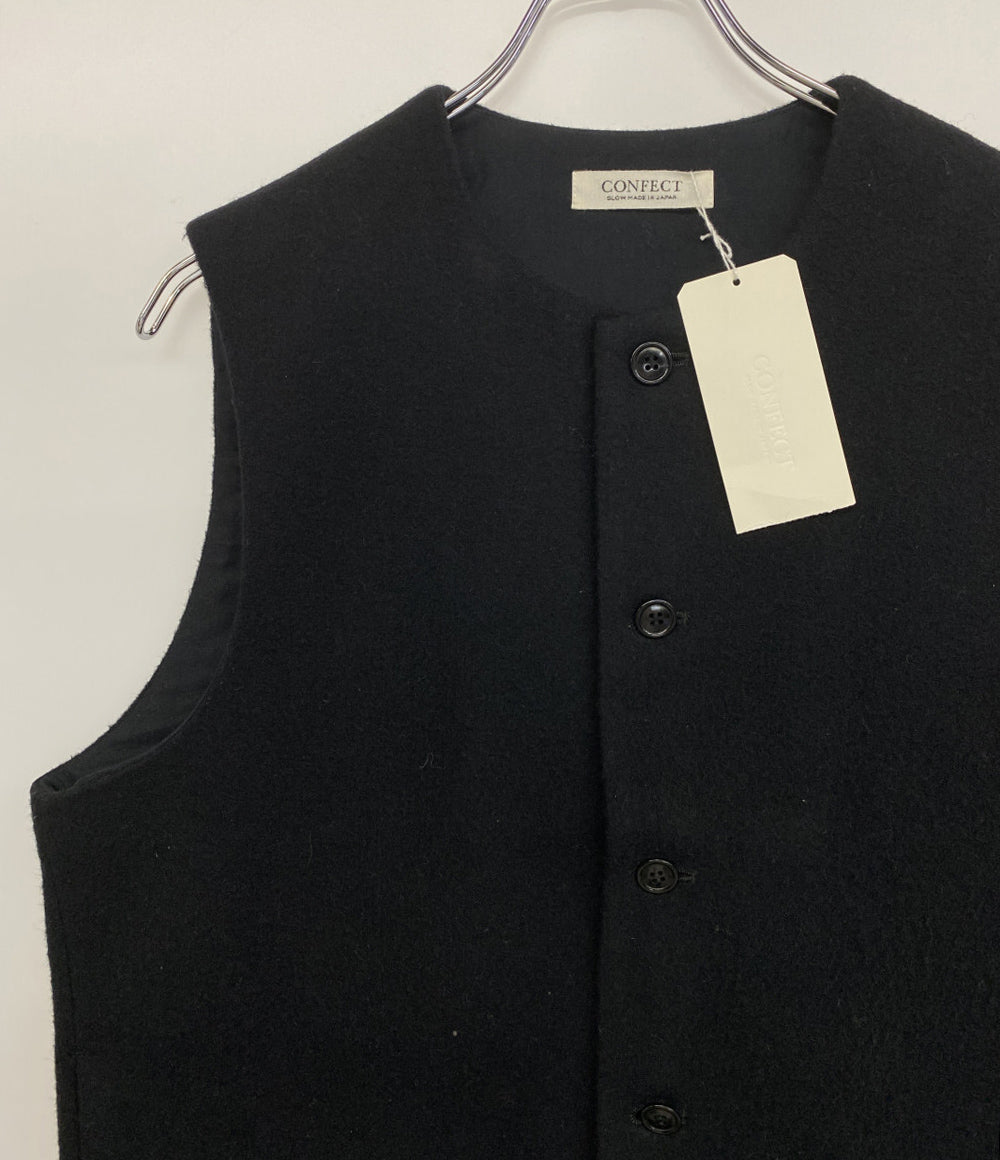 confect コンフェクト ベスト ブラック 002234-0037 メンズ SIZE 3