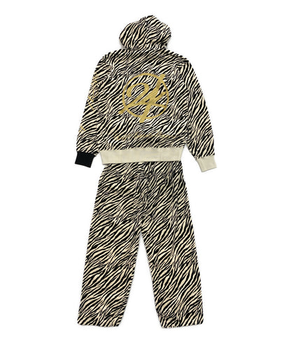 24karats パーカー ゼブラ柄 セットアップ メンズ SIZE L トゥエンティフォーカラッツ