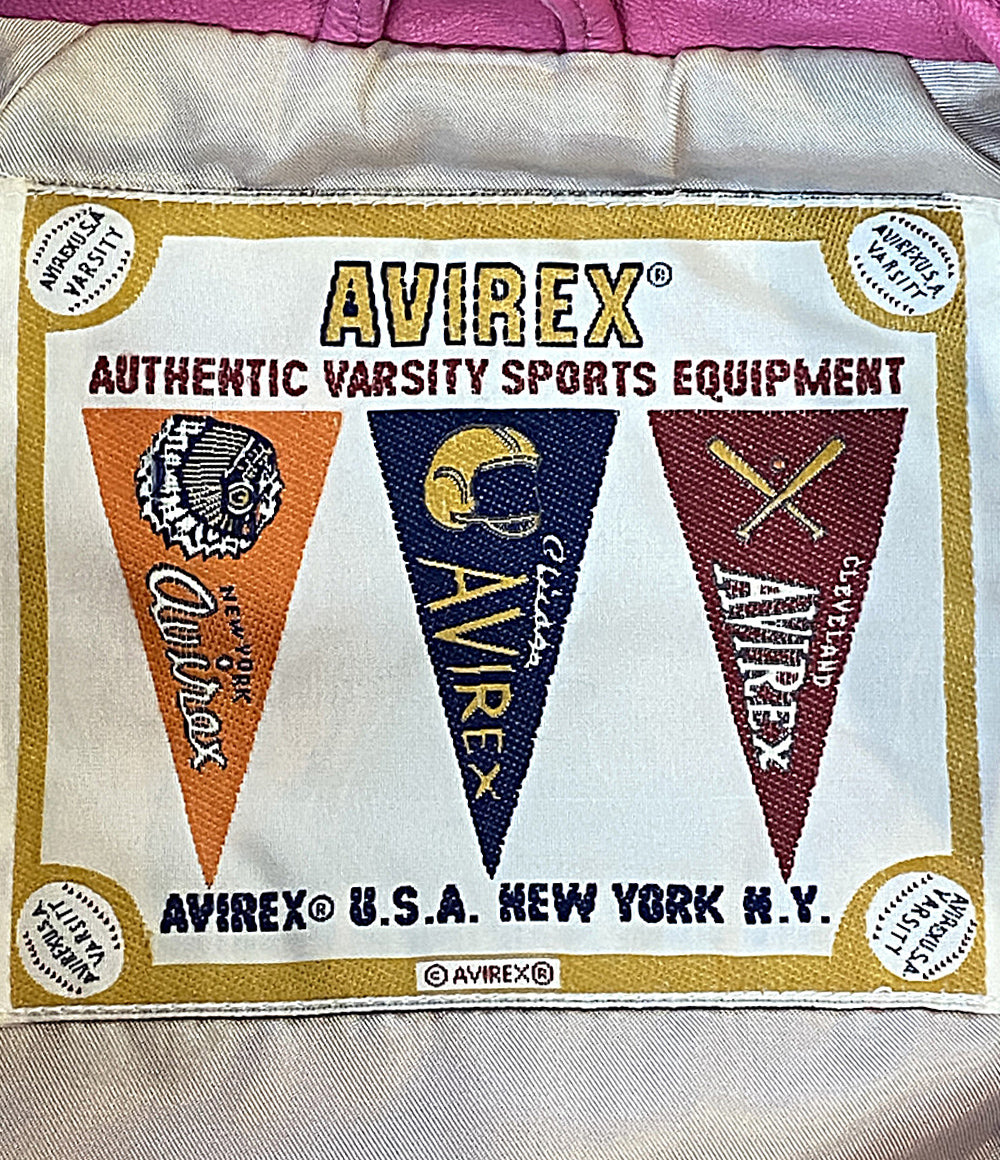 AVIREX ジャケット ピンク 783-495016 メンズ SIZE L アヴィレックス