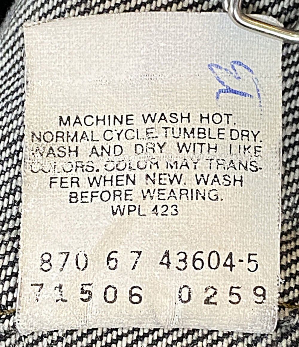 LEVI'S デニムジャケット ブラック 90s 71506-0259 メンズ SIZE 44L リーバイス