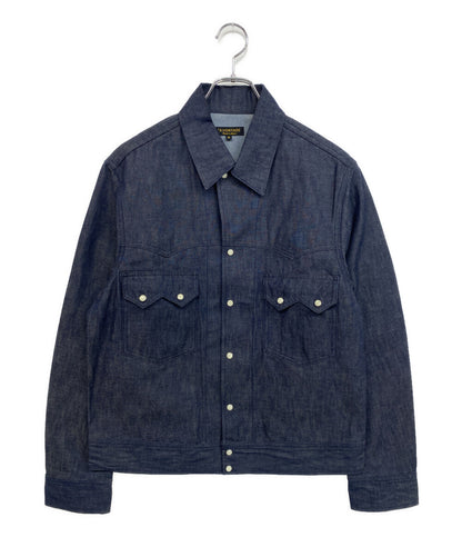 A VONTAGE カバーオール ネイビー Cowboy jacket デニム メンズ SIZE S アボンタージ