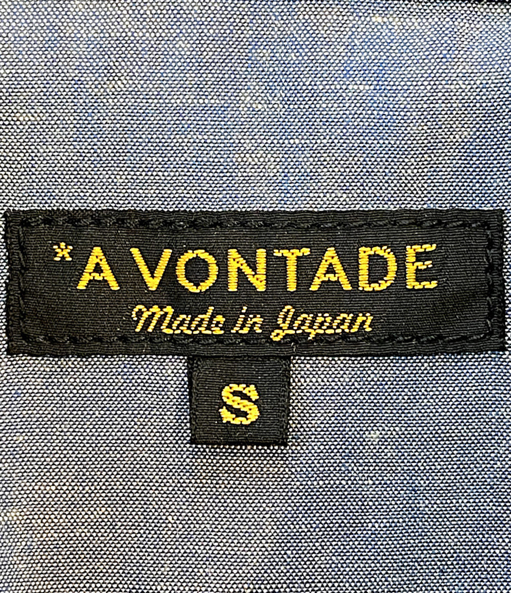 A VONTAGE カバーオール ネイビー Cowboy jacket デニム メンズ SIZE S アボンタージ