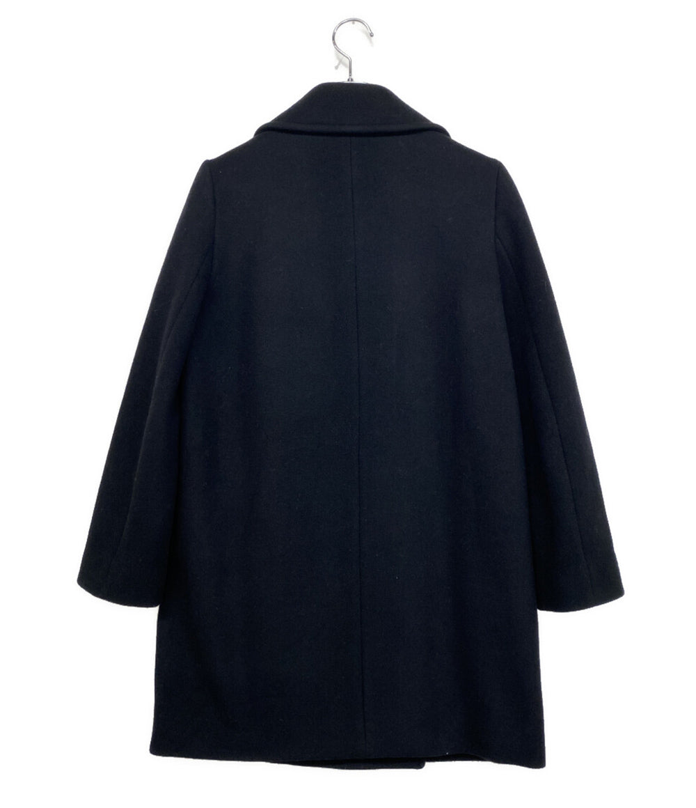 STELLA McCARTNEY ダブルブレストチェスターコート ブラック レディース SIZE 38 ステラマッカートニー