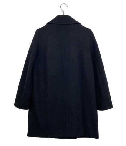 STELLA McCARTNEY ダブルブレストチェスターコート ブラック レディース SIZE 38 ステラマッカートニー