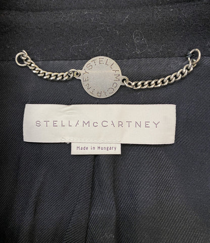 STELLA McCARTNEY ダブルブレストチェスターコート ブラック レディース SIZE 38 ステラマッカートニー