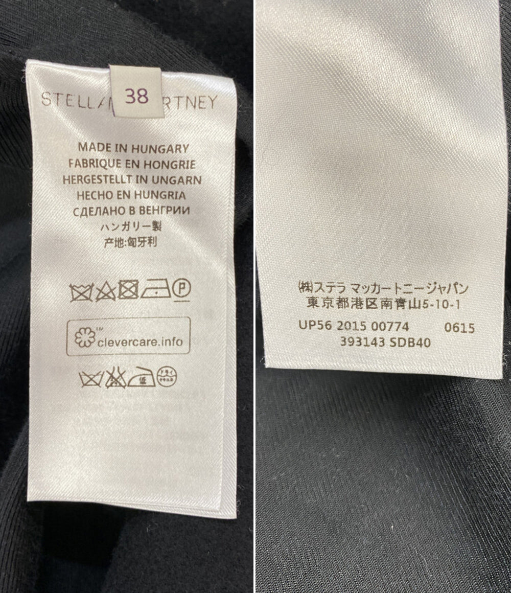 STELLA McCARTNEY ダブルブレストチェスターコート ブラック レディース SIZE 38 ステラマッカートニー