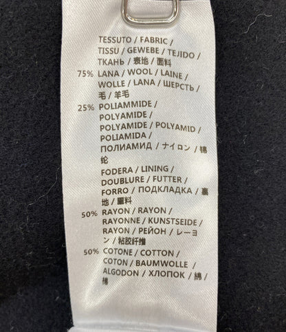 STELLA McCARTNEY ダブルブレストチェスターコート ブラック レディース SIZE 38 ステラマッカートニー
