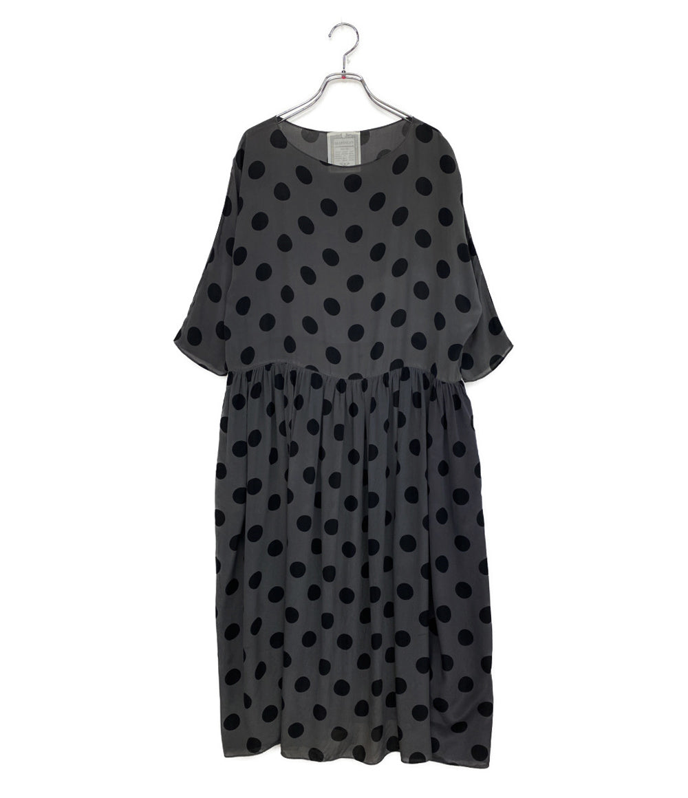 BEARDSLEY シルクワンピース 水玉 レディース SIZE F ビアズリー
