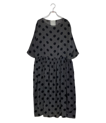 BEARDSLEY シルクワンピース 水玉 レディース SIZE F ビアズリー