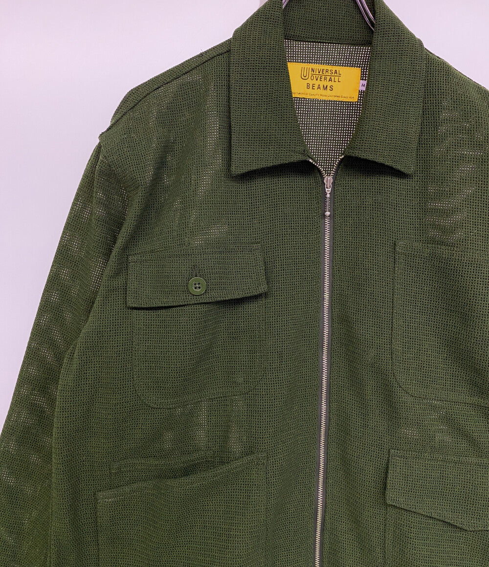 UNIVERSAL OVERALL×BEAMS ユニバーサルオーバーオール ジャケット MESH WIDE JACKET メンズ SIZE M