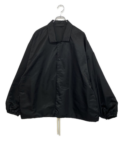 ESSENTIALS コーチジャケット ブラック メンズ SIZE M エッセンシャルズ