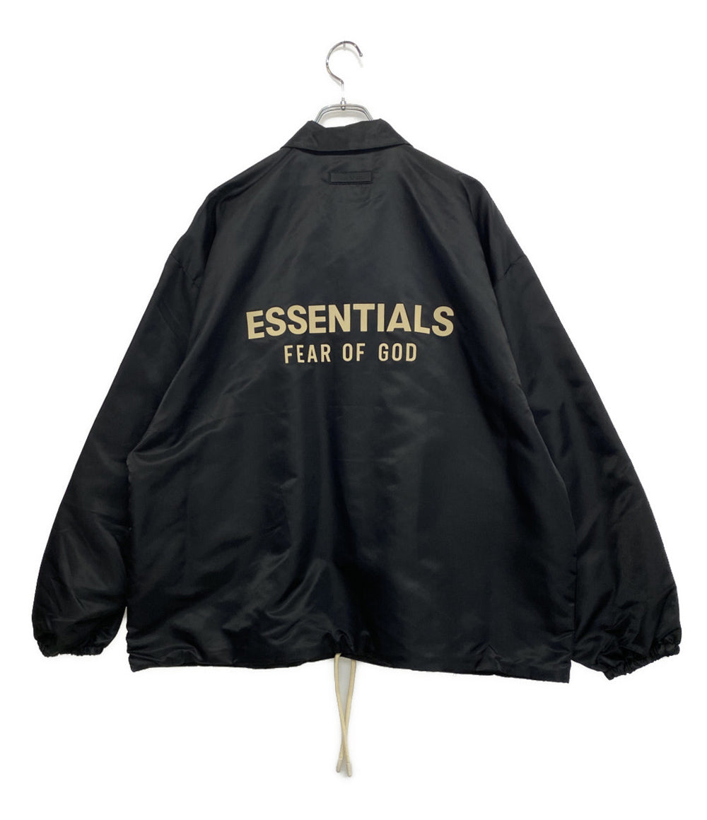 ESSENTIALS コーチジャケット ブラック メンズ SIZE M エッセンシャルズ