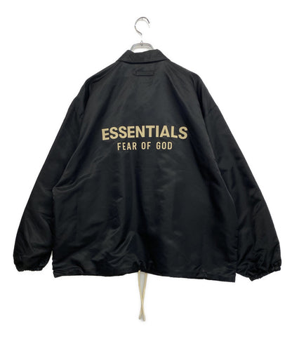 ESSENTIALS コーチジャケット ブラック メンズ SIZE M エッセンシャルズ