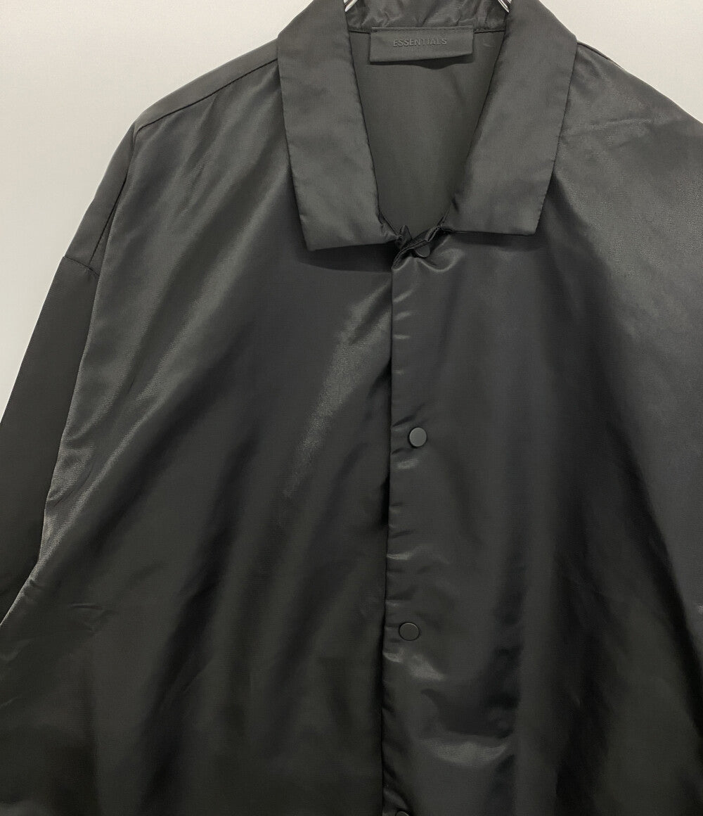 ESSENTIALS コーチジャケット ブラック メンズ SIZE M エッセンシャルズ