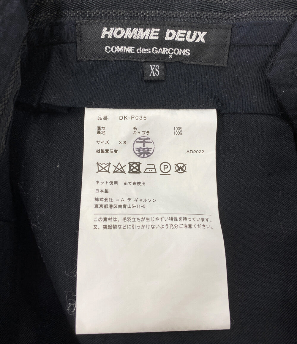 COMME des GARCONS パンツ ブラック DK-P036 メンズ SIZE XS コムデギャルソン