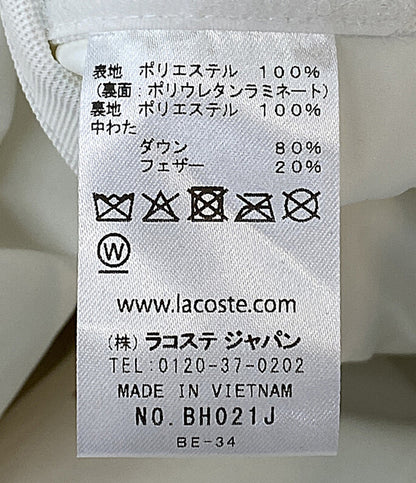 LACOSTE ダウンジャケット BH021J ホワイト BH021J メンズ SIZE M ラコステ