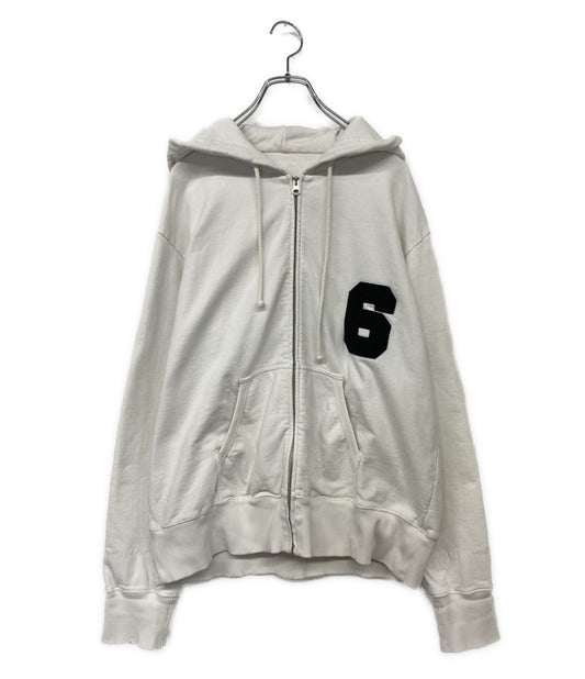 Maison Margiela パーカー ホワイト S62GU0082 メンズ SIZE M メゾンマルジェラ