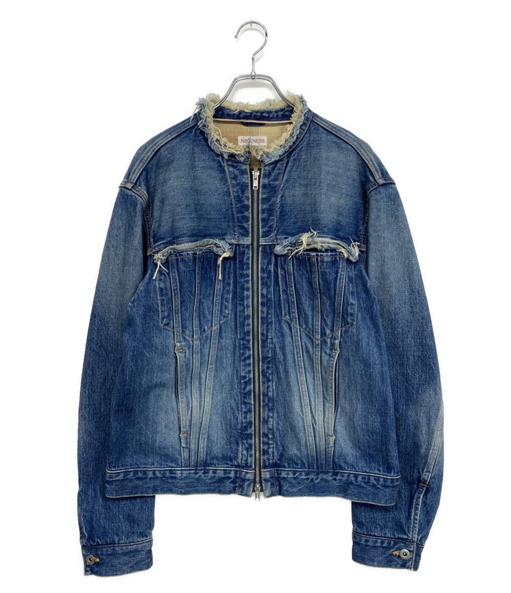 美品 NICENESS デニムジャケット 1401B14 メンズ SIZE L ナイスネス