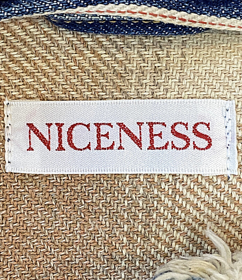 美品 NICENESS デニムジャケット 1401B14 メンズ SIZE L ナイスネス