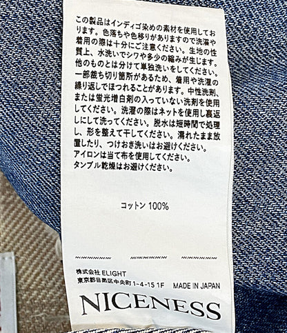 美品 NICENESS デニムジャケット 1401B14 メンズ SIZE L ナイスネス