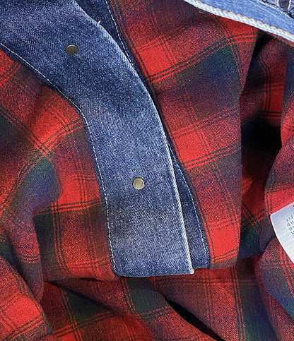 Maison Margiela × PENDLETON ペンドルトン クラシックリペアデニムジャケット S67AM0061 メンズ SIZE 46 メゾンマルジェラ