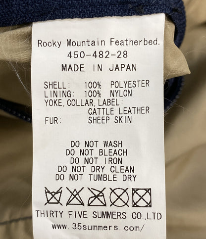Rocky Mountain Featherbed マウンテンパーカー ネイビー レディース SIZE 9/10 ロッキーマウンテンフェザーベッド