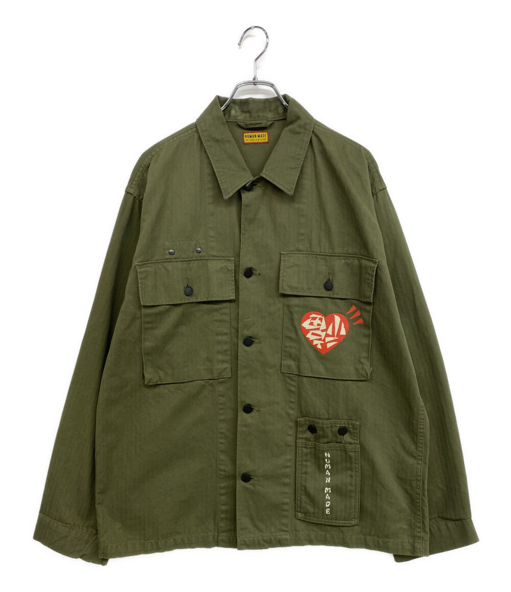 HUMAN MADE ジャケット MILITARY SHIRT 25SS HM29SH004 メンズ SIZE XL ヒューマンメード