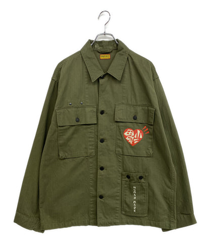 HUMAN MADE ジャケット MILITARY SHIRT 25SS HM29SH004 メンズ SIZE XL ヒューマンメード