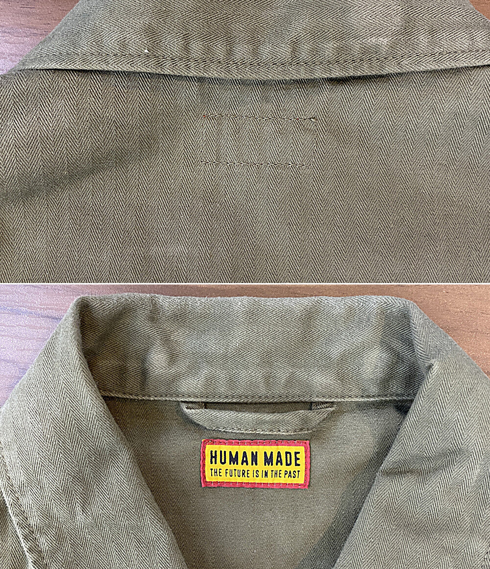 HUMAN MADE ジャケット MILITARY SHIRT 25SS HM29SH004 メンズ SIZE XL ヒューマンメード