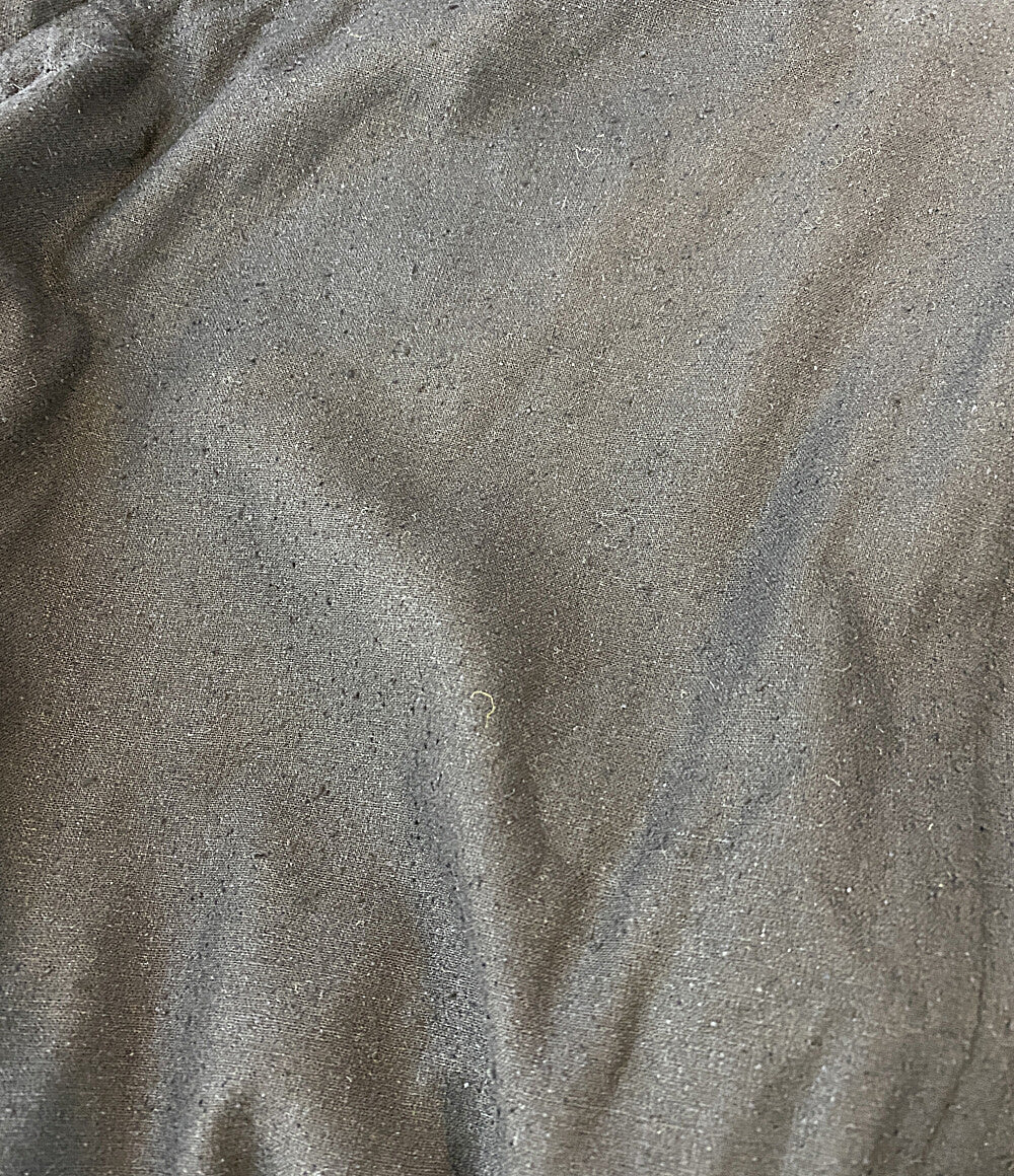 BASERANGE ベースレンジ 長袖ワンピース シルク ブラック レディース SIZE M