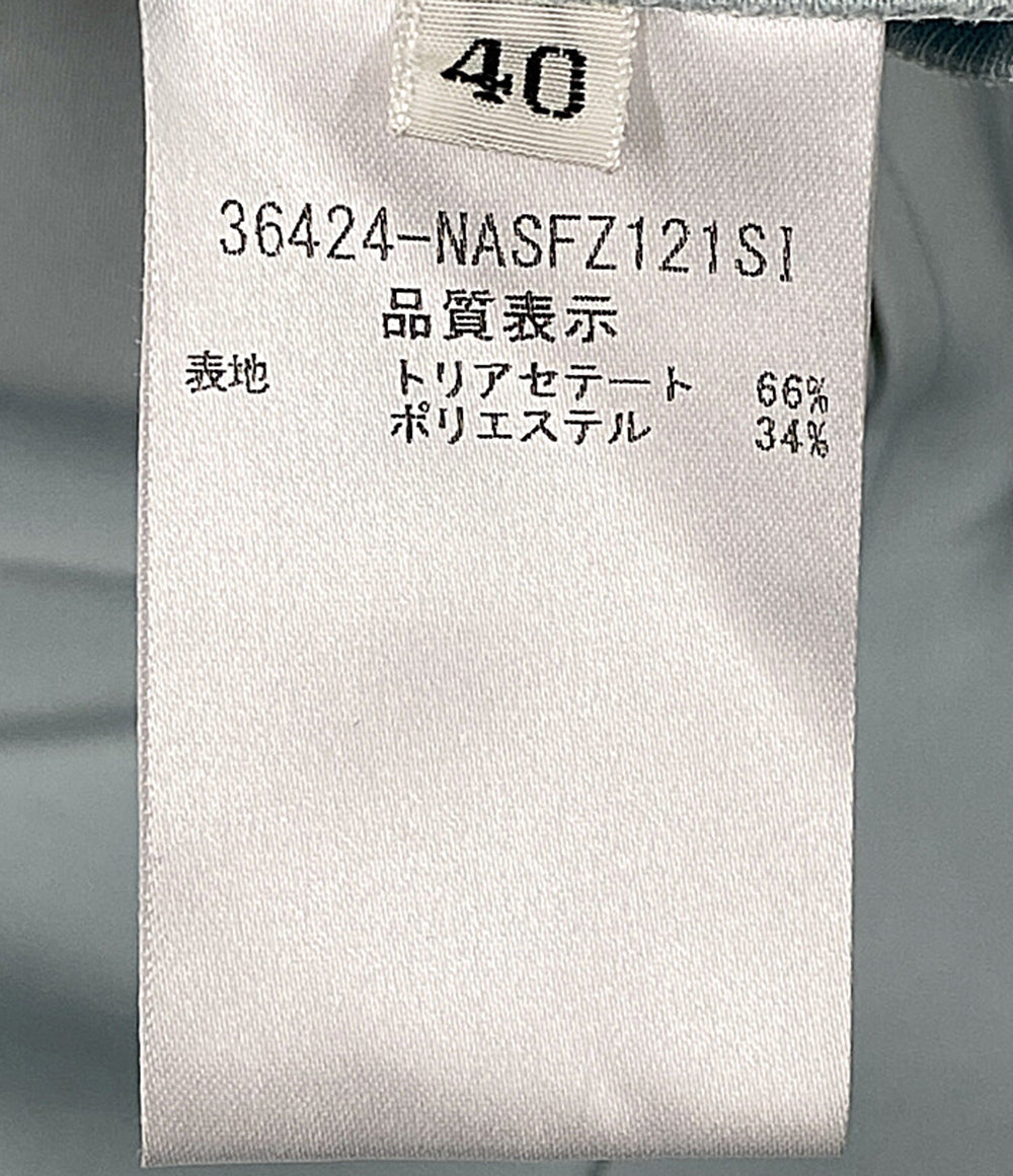 FOXEY イリプスフレアースカート 36424-NASFZ121SI レディース SIZE 40 フォクシー