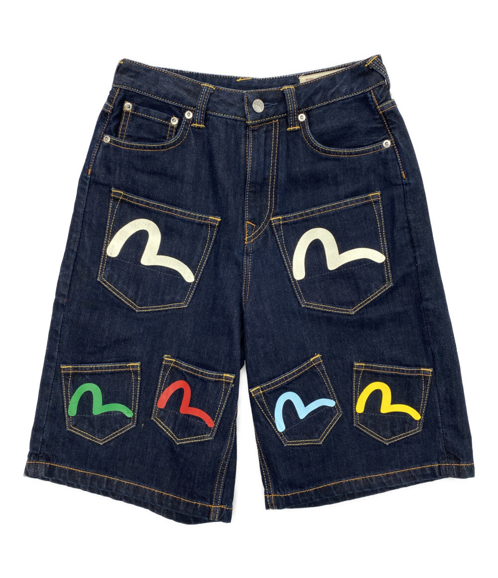 Evisu メニーポケットハーフデニムパンツ レディース SIZE 26 エヴィス